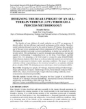 Designing the rear upright of an allterrain vehicle (ATV) through a process methodology