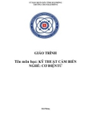 Giáo trình Kỹ thuật cảm biến (Ngành: Cơ điện tử) - CĐ Công nghiệp Hải Phòng