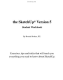 the SketchUp Version 5Student Workbook phần 1