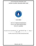 Giáo trình Chăm sóc khách hàng (Nghề: Quản trị bán hàng - Cao đẳng) - Trường Cao đẳng Cộng đồng Đồng Tháp