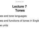 Lecture Phonetics & Phonology: Lecture 7