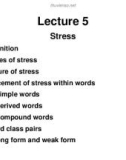 Lecture Phonetics & Phonology: Lecture 5