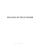 BÀI GIẢNG KỸ THUẬT SENSOR