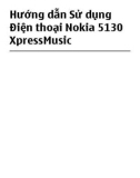 Hướng dẫn Sử dụng Điện thoại Nokia 5130 XpressMusic