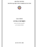 Giáo trình Cung cấp điện: Phần 1 - Trường ĐH Công nghiệp Quảng Ninh