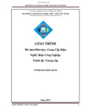 Giáo trình Cung cấp điện (Nghề: Điện công nghiệp - Trung cấp) - Trường CĐ Nghề Việt Đức Hà Tĩnh