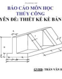 Báo cáo môn học thiết kế kè bản tựa 