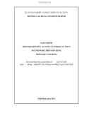 Giáo trình An toàn lao động và vệ sinh công nghiệp (Nghề: Điện dân dụng - Cao đẳng) - Trường Cao đẳng Cơ giới Ninh Bình (2021)