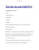 Xúc tác của quá trình FCC