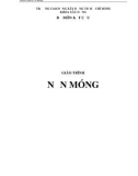 Giáo trình Nền móng: Phần 1