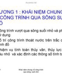 Thủy văn cầu cống - Chương 1