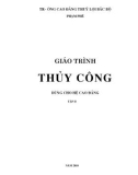 Giáo trình Thủy công (Tập 2): Phần 1