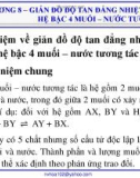 Bài giảng Giản đồ pha: Chương 8 - Nguyễn Văn Hòa