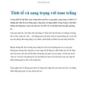 Tinh tế và sang trọng với tone trắng