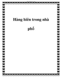 Hàng hiên trong nhà phố