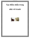 Tạo điểm nhấn trong nhà với tranh