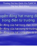 Bài giảng Tĩnh điện học: Phần X - ĐHBK TP.HCM