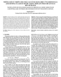 Thông gió tự nhiên cho nhà cao tầng bằng hiệu ứng Bernoulli: Ảnh hưởng của kích thước giếng trời lên phân bố áp suất bên dưới mái