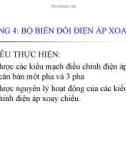 CHƯƠNG 4: BỘ BIẾN ĐỔI ĐIỆN ÁP XOAY CHIỀU