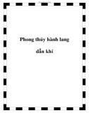 Phong thủy hành lang dẫn khí