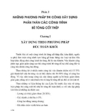 Thi công xây dựng và các phương pháp: Phần 2