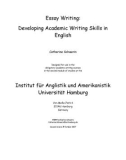 Essay Writing: Developing Academic Writing Skills in English