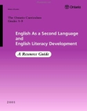 English As a Second Language and English Literacy Development: A Resource Guide