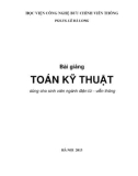 Bài giảng Toán kỹ thuật: Phần 1