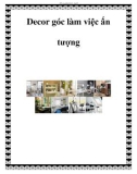 Decor góc làm việc ấn tượng