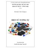 Sách hướng dẫn học tập Điện tử tương tự: Phần 1 - Trường ĐH Thủ Dầu Một