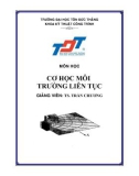 CƠ HỌC MÔI TRƯỜNG LIỆN TỤC - CHƯƠNG 8