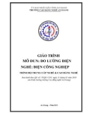 Giáo trình Đo lường điện (Nghề: Điện công nghiệp - Trình độ CĐ/TC) - Trường Cao đẳng Nghề An Giang