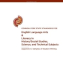 English Language arts & Literacy in History/social studies, science, and technical subjects