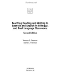 Teaching Reading and Writing in Spanish and English in Bilingual and Dual Language Classrooms