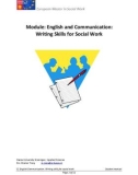 Module: English and Communication: Writing Skills for Social Work