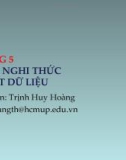 Bài giảng Truyền thông kỹ thuật số: Chương 5 - Trịnh Huy Hoàng