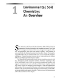 Environmental Soil Chemistry - Chapter 1