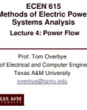 Lecture Methods of Electric power systems analysis - Lesson 4: Power flow