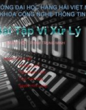 Bài tập vi xử lý - Gv. Phạm Trung Minh