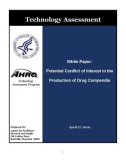 POTENTIAL CONFLICT OF INTEREST IN THE PRODUCTION OF DRUG COMPENDIA