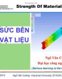 Bài giảng Sức bền vật liệu: Uốn phẳng thanh thẳng - ThS. Ngô Văn Cường