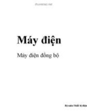 Bài giảng Máy điện: Máy điện đồng bộ - ĐH Bách Khoa