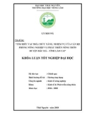 Khoá luận tốt nghiệp Đại học: Tìm hiểu vai trò, chức năng, nhiệm vụ của cán bộ Phòng nông nghiệp và phát triển nông thôn huyện Bắc Hà – tỉnh Lào Cai