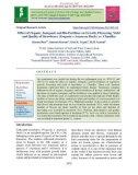 Effect of organic, inorganic and bio-fertilizer on growth, flowering, yield and quality of strawberry (Fragaria × Ananassa Duch.) cv. Chandler