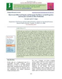 Short-term effects of organic and inorganic fertilizers on soil properties and enzyme activities in rice production