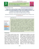 Effect of cow urine and bio-fertilizers based fertigation schedule at varying levels of drip irrigation on yield, growth, quality parameters and economics of cucumber under protected condition