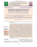 Combined efficacy of organic manures, bio-control agents and bio-fertilizers in improving growth, flowering and quality parameters of gladiolus cv. american beauty