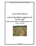 Giáo trình Chuẩn bị trồng khoai tây - MĐ01: Nhân giống và trồng khoai tây