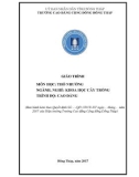 Giáo trình Thổ nhưỡng (Nghề: Khoa học cây trồng - Cao đẳng): Phần 1 - Trường Cao đẳng Cộng đồng Đồng Tháp