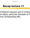 Lecture Theory of Automata: Lesson 12